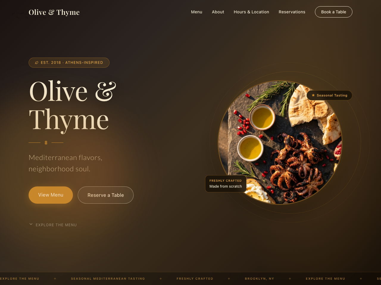 Olive & Thyme preview